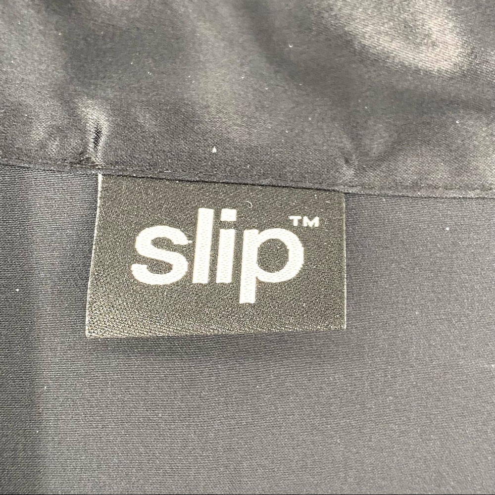Slip Women's Silk Robe BLACK - One size - Picture 4 of 6
